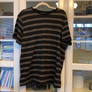 striped volcom shirt